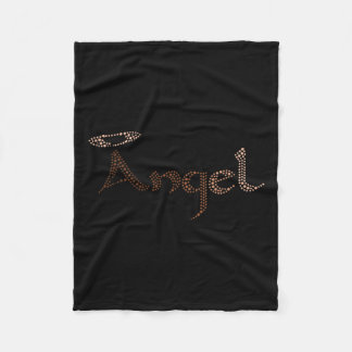 Angel Women Black History Month Färg African Fleecefilt