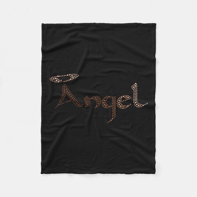 Angel Women Black History Month Färg African Fleecefilt (Framsidan)
