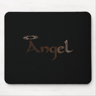 Angel Women Black History Month Färg African Musmatta