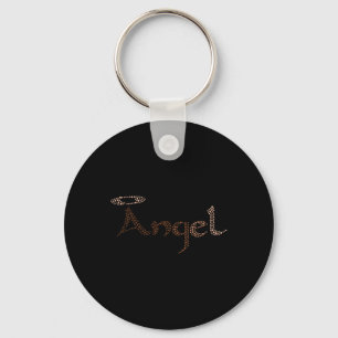 Angel Women Black History Month Färg African Nyckelring