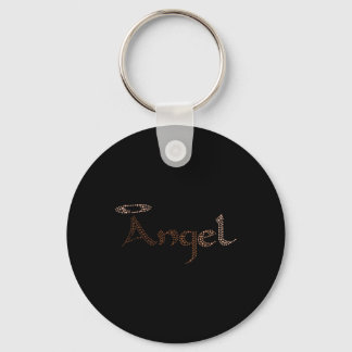 Angel Women Black History Month Färg African Nyckelring