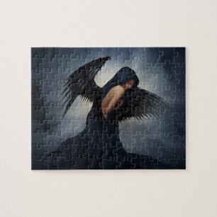 Angel Women ledsen Art söt Pussel