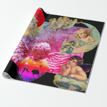 ANGEL WRAPPING PAPPER FÖR Alla hjärtans dag