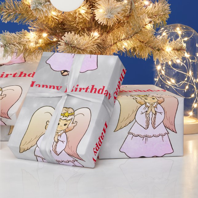 Angel Wrapping Papper Presentpapper (Helgdagar)