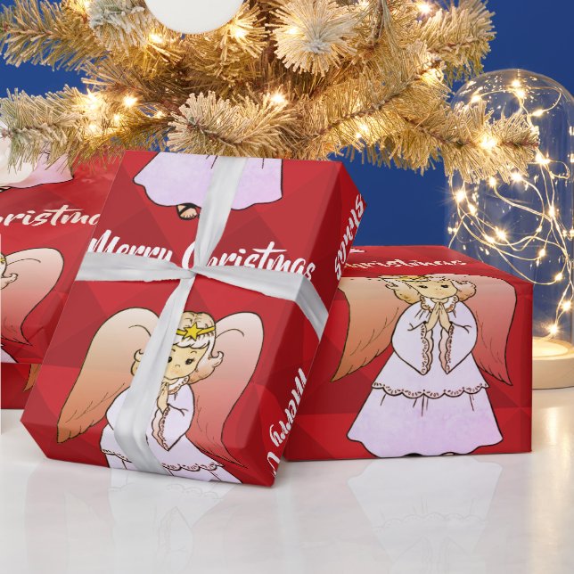 Angel Wrapping Papper Presentpapper (Helgdagar)