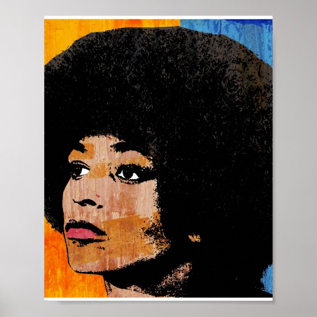ANGELA DAVIS (FÄRG) POSTER (Framsidan)