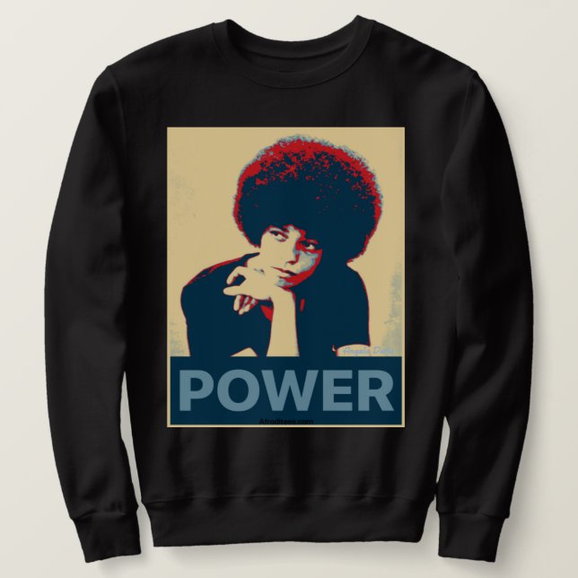 Angela Davis Lång Ärmad Tröja (Design framsida)