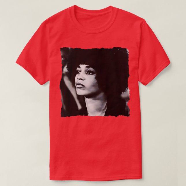 Angela Davis T Shirt (Design framsida)