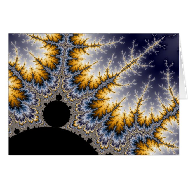 Angela - Fractal Hälsningskort (Framsidan Horizontal)