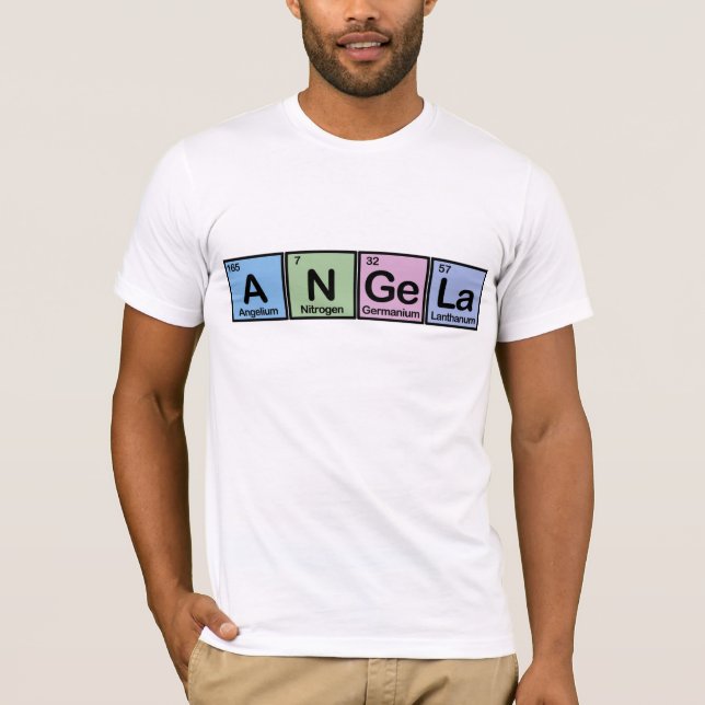 Angela gjorde av inslag t-shirt (Framsida)