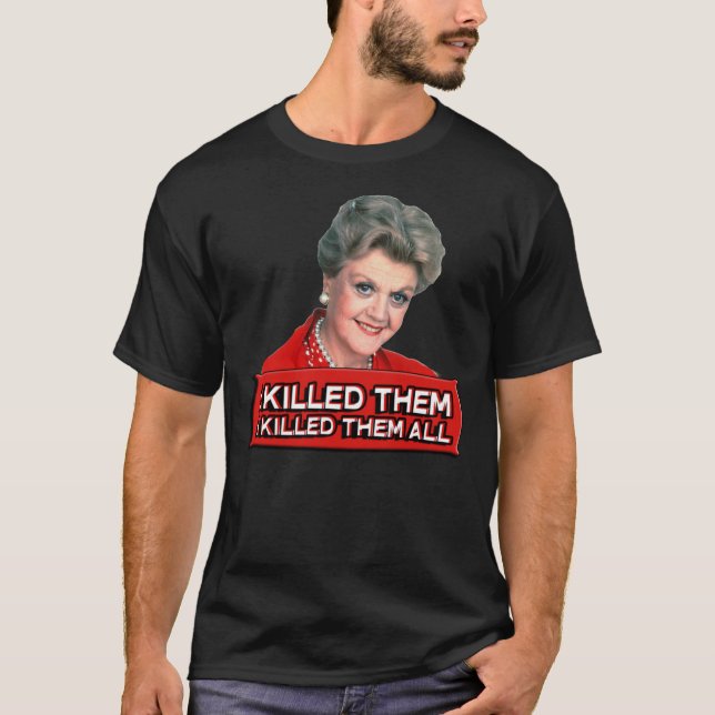 Angela Lansbury (Jessica Fletcher) Murder som hon  T Shirt (Framsida)
