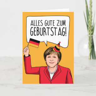 ANGELA MERKEL: Alles Gute Zum Geburtstag Kort
