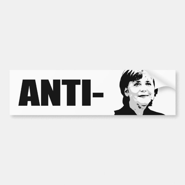 Angela Merkel Bildekal (Framsidan)