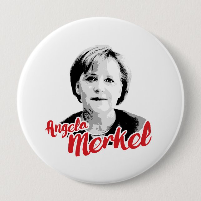 ANGELA MERKEL häfte - - - Knapp (Framsida)