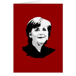 Angela Merkel Hälsningskort