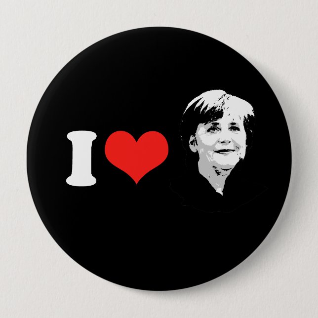 Angela Merkel Knapp (Framsida)