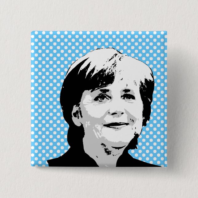 Angela Merkel Knapp (Framsida)
