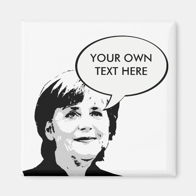Angela Merkel Magnet (Framsidan)