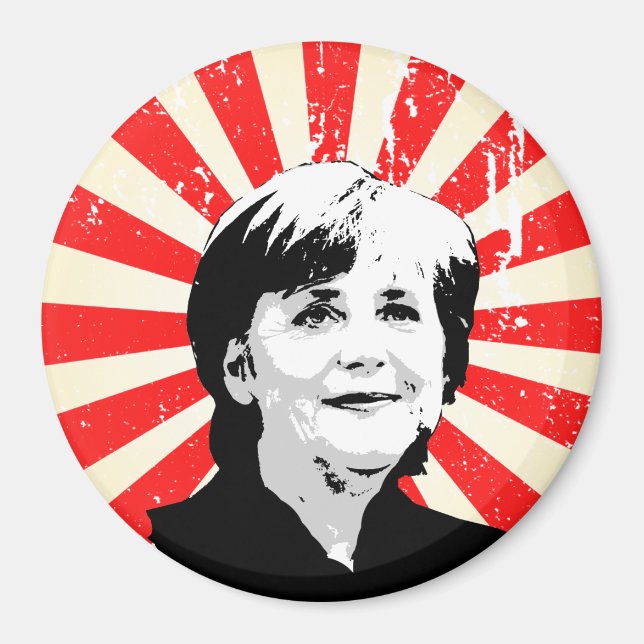 Angela Merkel Magnet (Framsidan)