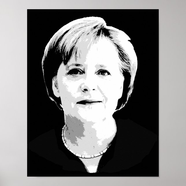 Angela Merkel Poster (Framsidan)