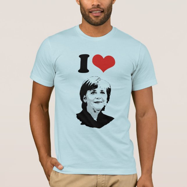 Angela Merkel T-shirt (Framsida)