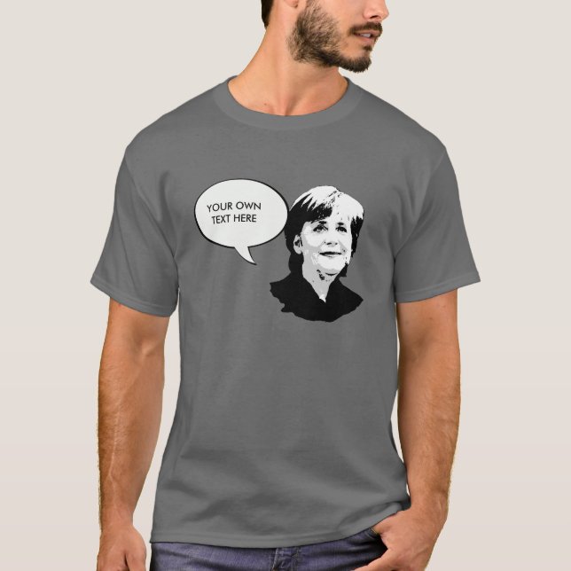 Angela Merkel Tee Shirt (Framsida)