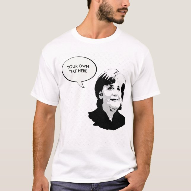 Angela Merkel Tee Shirt (Framsida)