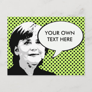 Angela Merkel Vykort