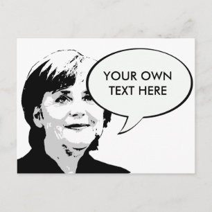 Angela Merkel Vykort