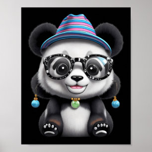 Angela Pandaminium Reggae Stil Sticker Poster