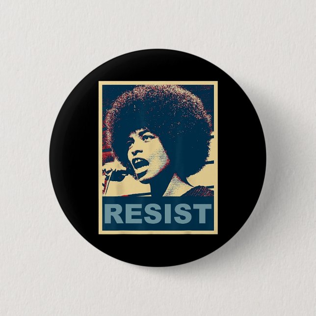 Angela - Resist - Davis 2 Knapp (Framsida)