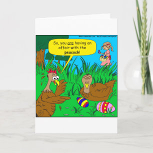 angelägenhet 554 med en påfågeltecknad helgkort