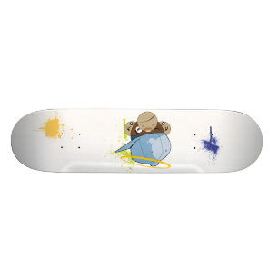 Ängelapa Mini Skateboard Bräda 18,7 Cm