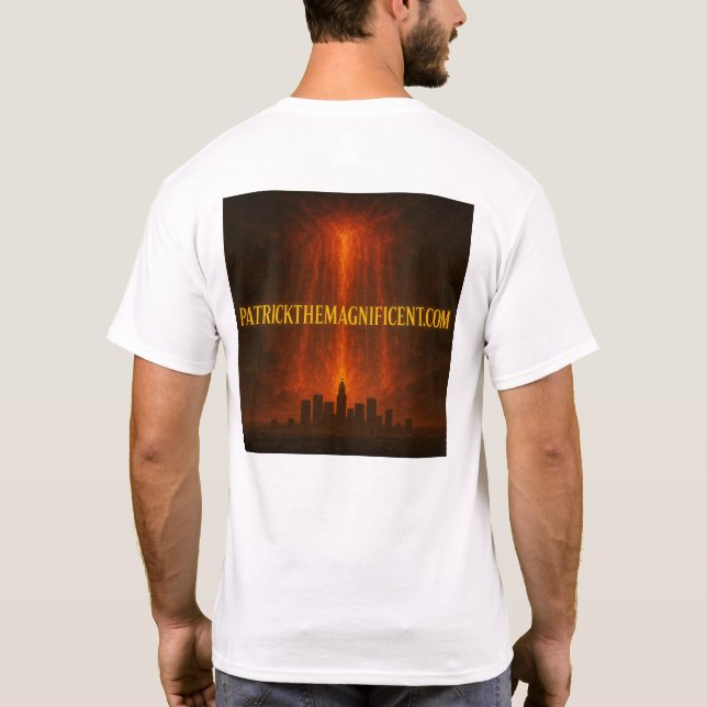 ANGELDUCK skjorta med PATRICKTHEMAGNIFICENT.COM  T Shirt (Baksida)