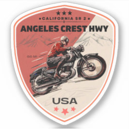 Angeles Crest Highway California State Route 2 Klistermärken