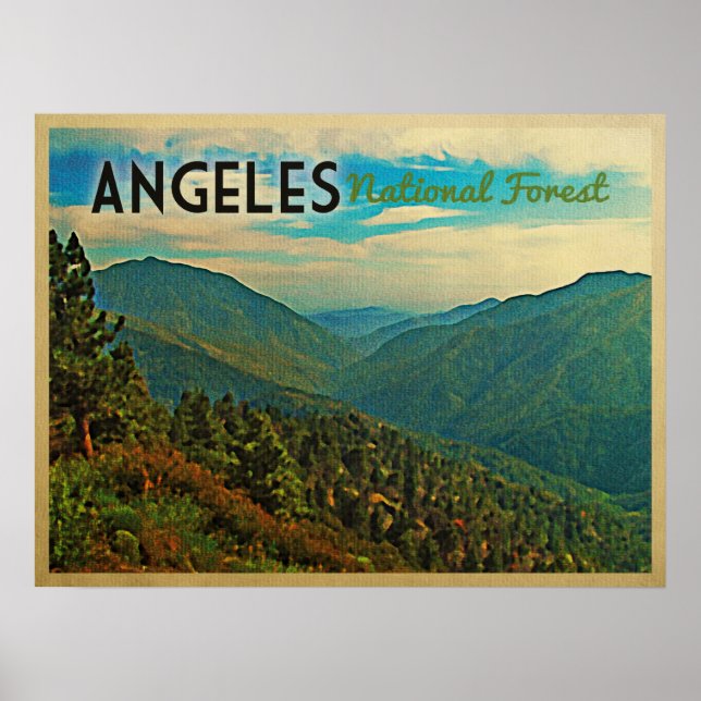 Angeles National Forest Poster (Framsidan)