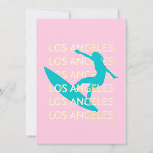 Angeles Travel Art, Kalifornien, Travel Art, Prepp Julkort