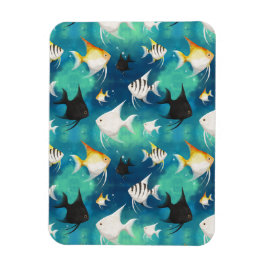 Angelfish Aquarium Mönster Magnet