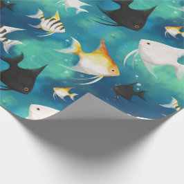 Angelfish Aquarium Mönster Presentpapper