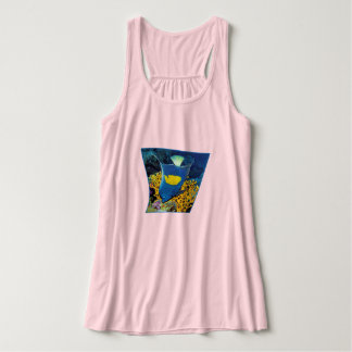 Angelfish at coral reef - Photographic design | Linne Med Racerback