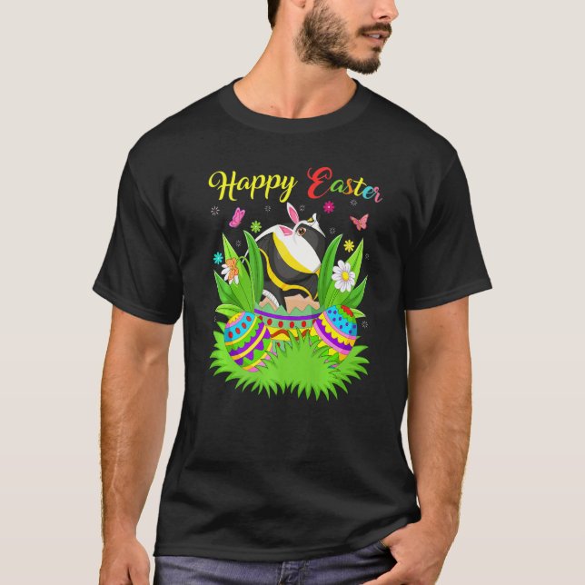 Angelfish Blommigt Påskägg Funny Angelfish Easte T Shirt (Framsida)