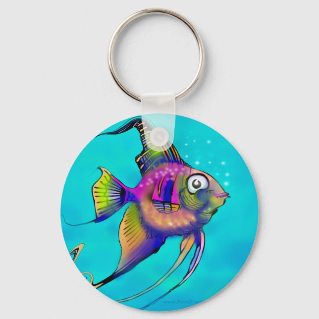 Angelfish Nyckelring (Framsida)