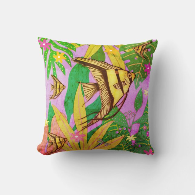 Angelfish Print #2 1974 Kudde (Framsida)