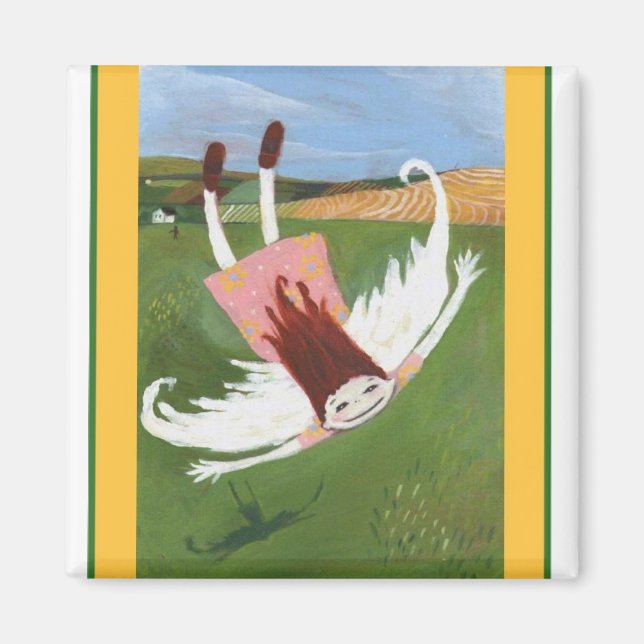 ängelflicka magnet (Framsidan)
