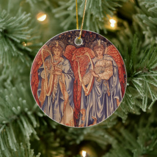 Angeli Laudantes av Herr Edward Coley Burne Jones Julgransprydnad Keramik