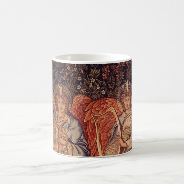Angeli Laudantes av Herr Edward Coley Burne Jones Kaffemugg (Center)