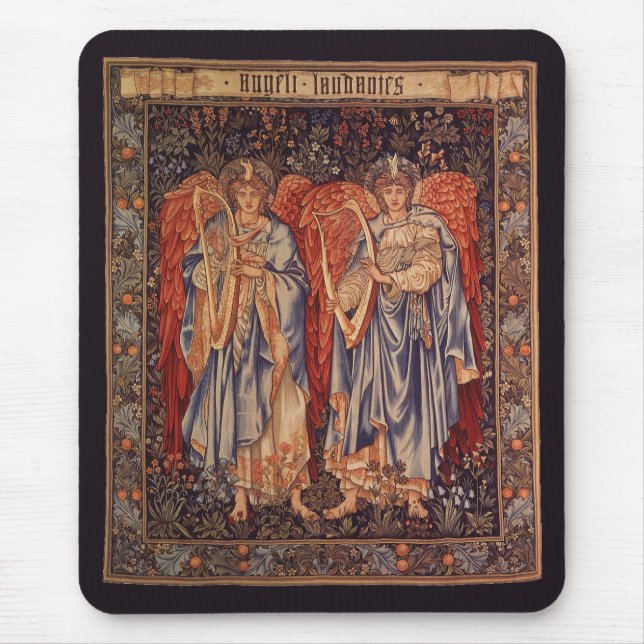 Angeli Laudantes av Herr Edward Coley Burne Jones Musmatta (Framsidan)