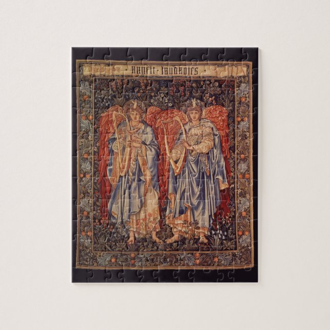 Angeli Laudantes av Herr Edward Coley Burne Jones Pussel (Vertikal)