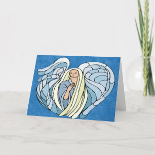 Angelic Angel Julhälsningar kort