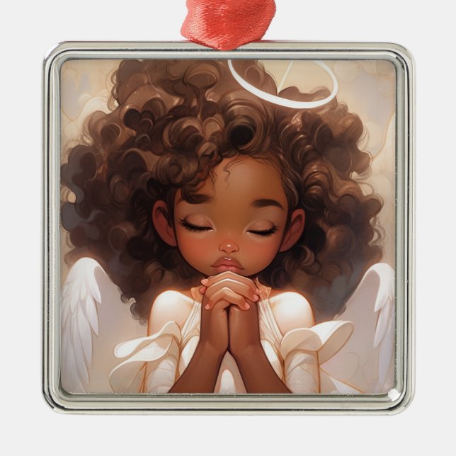 Angelic Black Angel Juldelight Julgransprydnad Metall (Framsidan)